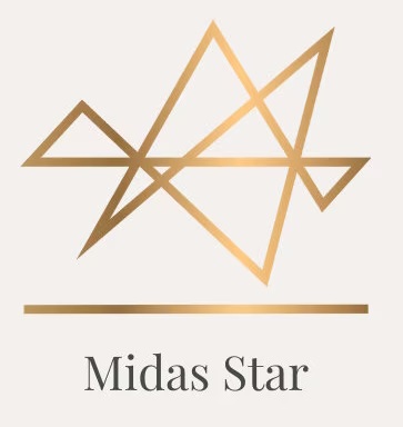 représentation du symbole reiki "Midas Star" qui est associé à la prospérité.