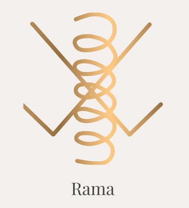 Le Symbole de Rama est composé de plusieurs éléments qui ressemblent à des spirales et des croix. Ces formes sont arrangées de manière à créer un motif harmonieux et équilibré, conçu pour activer et mobiliser les énergies de manière spécifique.